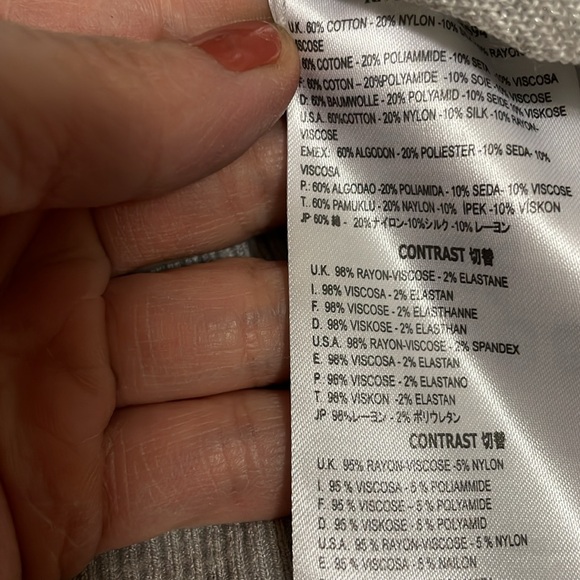 Diesel silk blend knit sleeveless belted cardigan - Picture 8 of 9